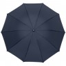 Зонт-наоборот складной Silvermist, темно-синий с серебристым - 