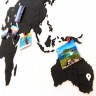 Деревянная карта мира World Map True Puzzle Small, черная - 