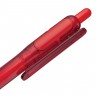 Ручка шариковая Bolide Transparent, красная - 