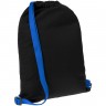 Рюкзак Nock, черный с синей стропой - 