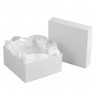 Декоративная упаковочная бумага, белая - 