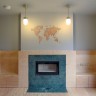 Деревянная карта мира World Map Wall Decoration Small, коричневая - 