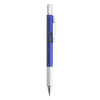 Ручка с мультиинструментом SAURIS, синий, пластик, металл 