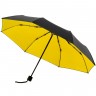 Зонт складной с защитой от УФ-лучей Sunbrella, желтый с черным - 