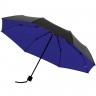 Зонт складной с защитой от УФ-лучей Sunbrella, ярко-синий с черным - 
