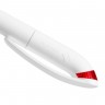 Ручка шариковая Beo Sport, белая с красным - 