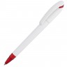 Ручка шариковая Beo Sport, белая с красным - 