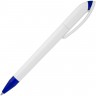 Ручка шариковая Beo Sport, белая с синим - 
