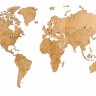 Деревянная карта мира World Map Wall Decoration Exclusive, дуб - 