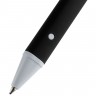 Ручка шариковая Button Up, черная с белым - 