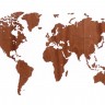 Деревянная карта мира World Map Wall Decoration Exclusive, красное дерево - 