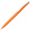 Ручка шариковая Pin Soft Touch, оранжевая - 