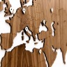 Деревянная карта мира World Map Wall Decoration Exclusive, орех - 