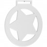 Медаль Steel Star, белая - 