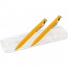 Набор Pin Soft Touch: ручка и карандаш, желтый - 