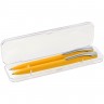 Набор Pin Soft Touch: ручка и карандаш, желтый - 