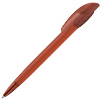 Ручка шариковая GOLF LX, прозрачный оранжевый, пластик