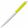 Ручка шариковая Bento, белая с желтым - 