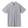Рубашка поло мужская Spring 210, серый меланж - 