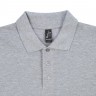 Рубашка поло мужская Spring 210, серый меланж - 