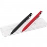 Набор Pin Soft Touch: ручка и карандаш, черный с красным - 