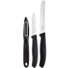 Набор из 3 ножей Victorinox Swiss Classic Paring, черный - 