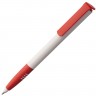 Ручка шариковая Senator Super Soft, белая с красным - 