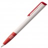 Ручка шариковая Senator Super Soft, белая с красным - 