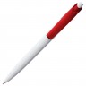 Ручка шариковая Bento, белая с красным - 