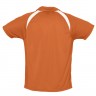Спортивная рубашка поло Palladium 140 оранжевая с белым - 