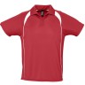 Спортивная рубашка поло Palladium 140 красная с белым - 