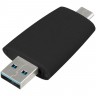 Флешка Pebble Type-C, USB 3.0, черная, 32 Гб - 