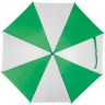 Зонт-трость Milkshake, белый с зеленым - 