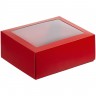 Коробка с окном InSight, красная - 