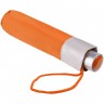 Зонт складной Silverlake, оранжевый с серебристым - 