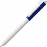 Ручка шариковая Hint Special, белая с синим - 