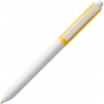 Ручка шариковая Hint Special, белая с желтым - 