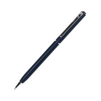 SLIM, ручка шариковая, синий матовый/хром, металл