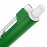 Ручка шариковая Hint Special, белая с зеленым - 