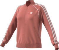 Куртка тренировочная женская на молнии SST TT, розовая