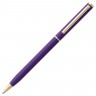 Ручка шариковая Hotel Gold, ver.2, матовая фиолетовая - 