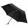 Складной зонт Alu Drop, 4 сложения, автомат, черный - 