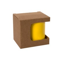 Коробка для кружек 25903, 27701, 27601, размер 11,8х9,0х10,8 см, микрогофрокартон, коричневый