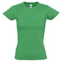 Футболка женская IMPERIAL WOMEN, ярко-зеленый_XL, 100% хлопок, 190 г/м2