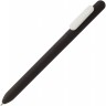 Ручка шариковая Swiper Soft Touch, черная с белым - 