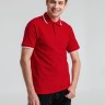 Рубашка поло мужская с контрастной отделкой Practice 270, красный/белый - 