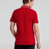 Рубашка поло мужская с контрастной отделкой Practice 270, красный/белый - 