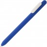 Ручка шариковая Swiper Soft Touch, синяя с белым - 