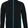 Куртка мужская Nova Men 200, черная с ярко-голубым - 