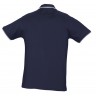 Рубашка поло мужская с контрастной отделкой Practice 270, темно-синий/белый - 